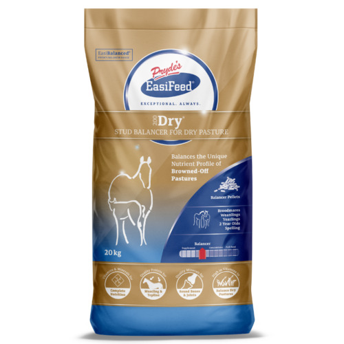 Prydes Easifeed 200 Dry Stud Balancer for Dry Pasture Horse Pellet 20kg