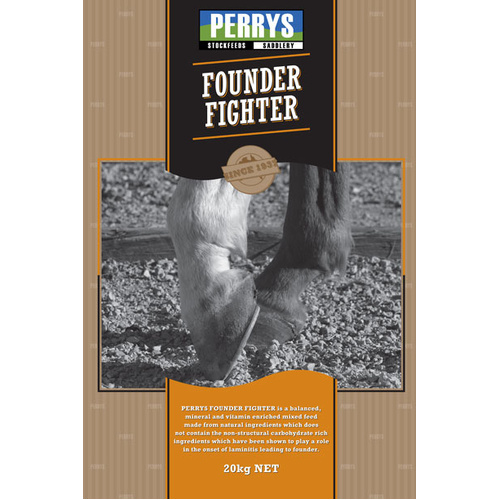 Perrys Founder Fighter Hoof Health Supplement for Horses 20kg