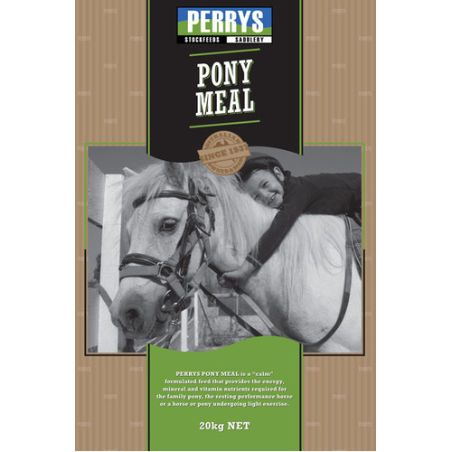 Perrys Pony Meal Palatable Low Heat Feed for Less Active Horses 20kg