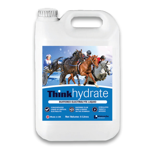 Think Hydrate Buffered Electrolyte Concentrated Liquid for Horses 5L