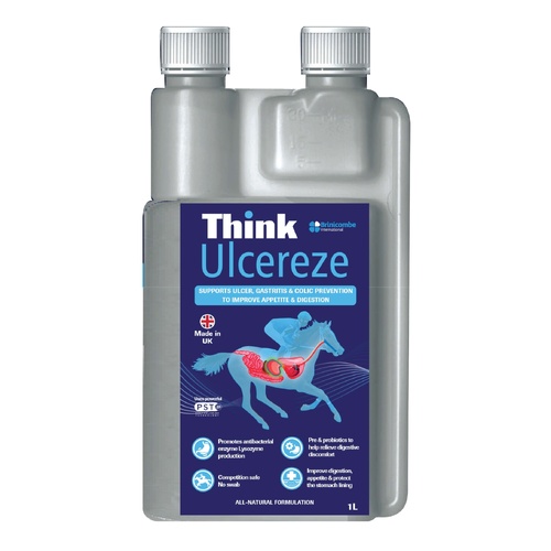 Think Ulcereze Gastrointestinal Health Support for Horses 1L 