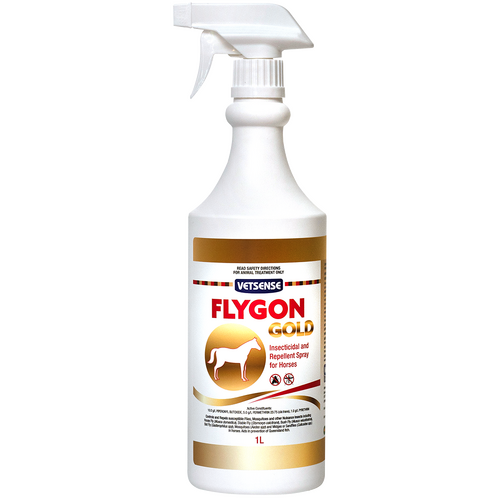 Vetsense Flygon Gold Insecticidal & Repellent Spray for Horses 1L