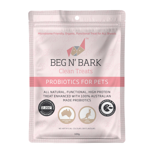 Ipromea Beg N Bark Clean Treats All Natural Probiotics for Pets 100g