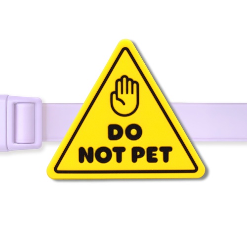 Jiby Charm Do Not Pet Durable Silicone Accessory for Dogs & Cats