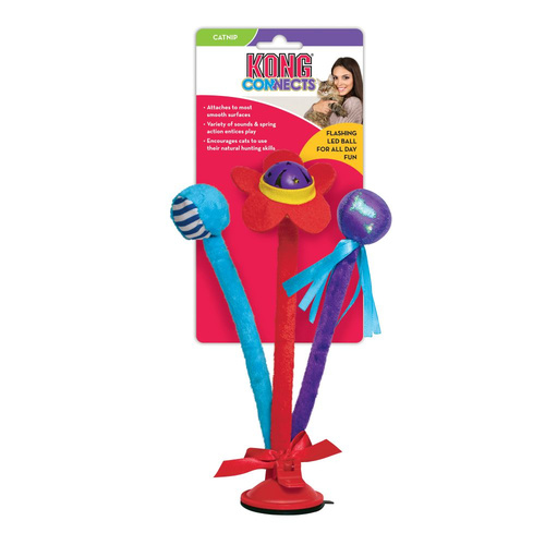 KONG Cat Connects™ Bat ’N Spring Toy