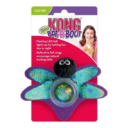 KONG Cat Bat-A-Bout Flicker Firefly Assorted Toy