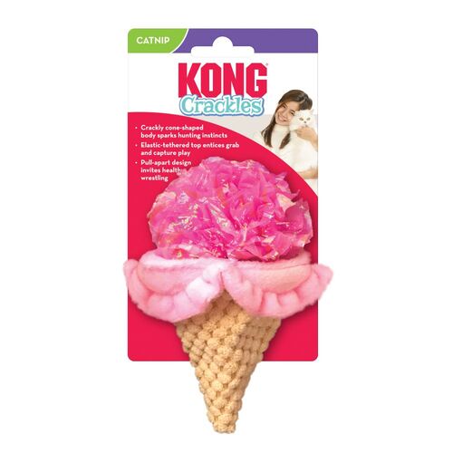 KONG Cat Crackles Scoopz Toy Assorted