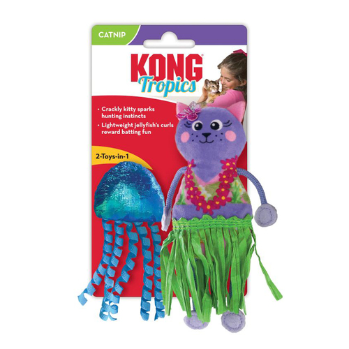 KONG Cat Tropics Hula Toy