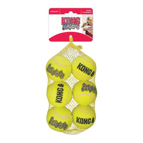 KONG Dog SqueakAir® Balls Toy Yellow Medium