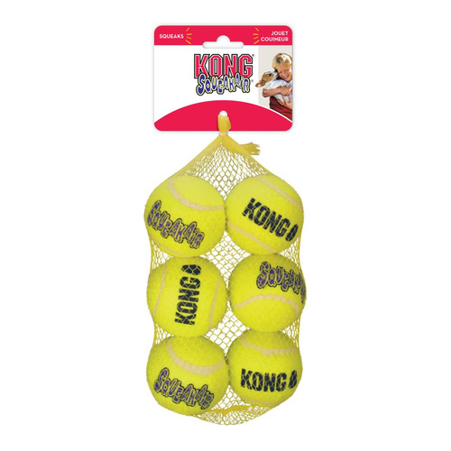 KONG Dog SqueakAir® Balls Toy Yellow Medium