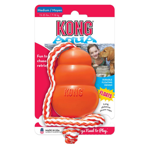 KONG Dog Aqua Toy Orange Medium 
