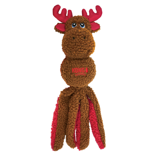 KONG Dog Holiday Wubba Santa/Reindeer Toy Assorted Large