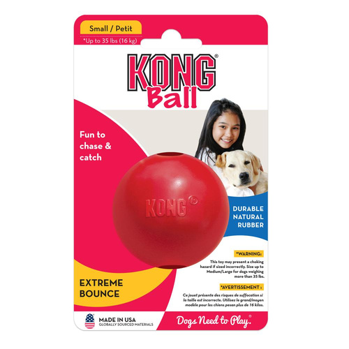 KONG Dog Ball Toy Red Small 
