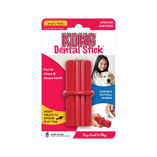 KONG Dog Dental Stick™ Toy Red Small 