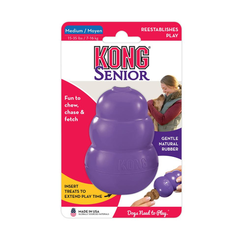 KONG Dog Senior Toy Purple Medium 