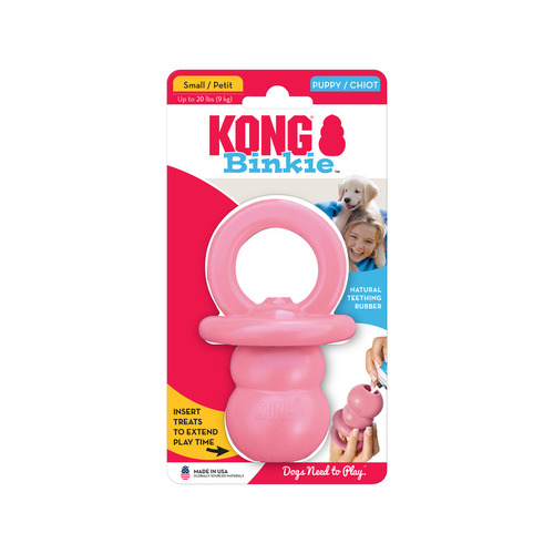 KONG Dog Puppy Binkie Toy Assorted Small