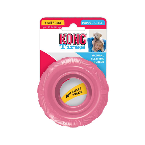 KONG Puppy Tires Toy Assorted Small