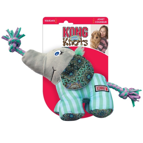 KONG Dog Knots Carnival Elephant Toy Medium Large