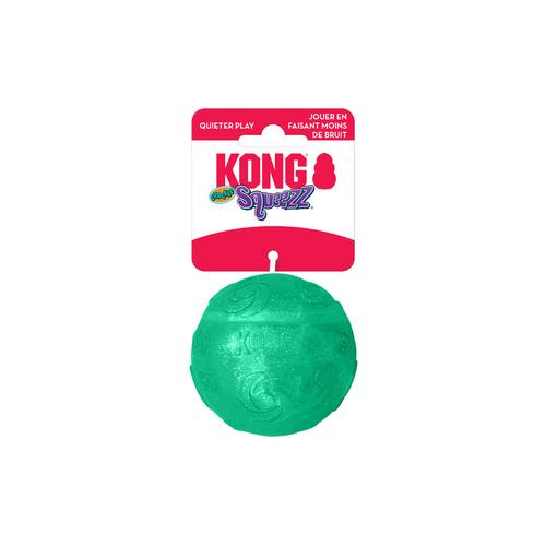 KONG Dog Squeezz Crackle Ball Toy Medium