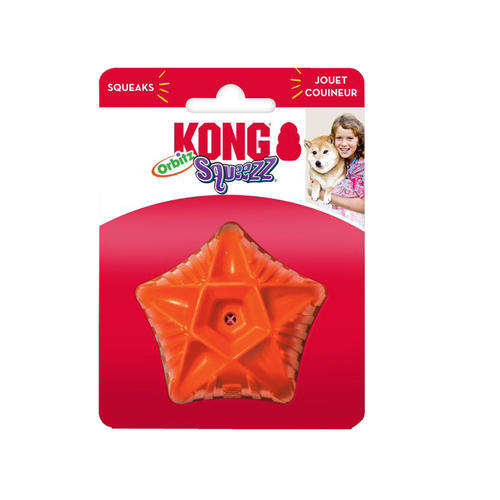 KONG Dog Squeezz® Orbitz Ball Toy Assorted Medium/Large