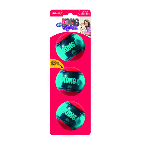KONG Dog Squeezz® Action Ball Red Toy Small 