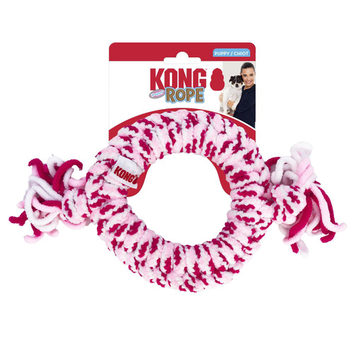 KONG Dog Rope Ring Puppy Assorted Toy Medium
