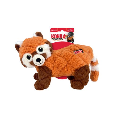 KONG Dog Scampers Red Panda Toy Medium