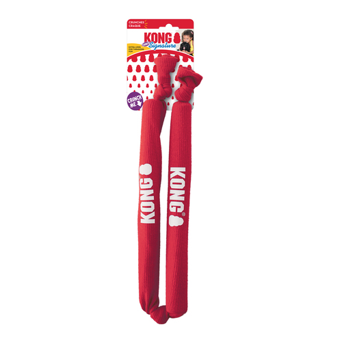 KONG Dog Signature Crunch Rope Double Toy Medium