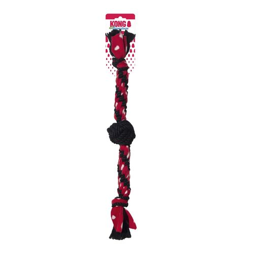 KONG Dog Signature Rope Dual Knot with Ball Toy