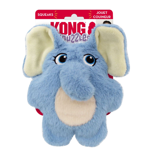 KONG Dog Snuzzles Kiddos Elephant Toy Small