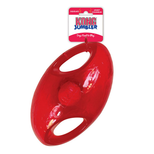 KONG Dog Jumbler™ Football Toy Assorted Medium 