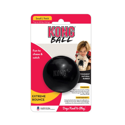KONG Dog Extreme Ball Toy Black Small 