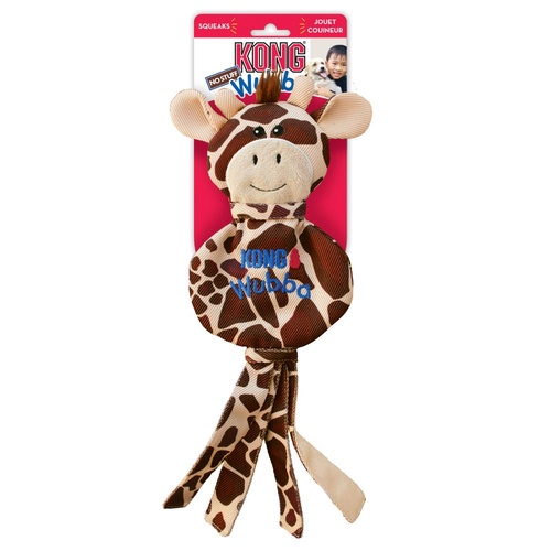KONG Dog Wubba No Stuff Giraffe Toy Large