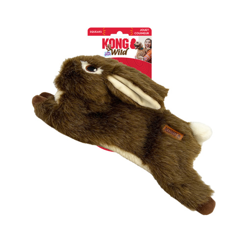 KONG Dog Wild Low Stuff Rabbit Toy Medium