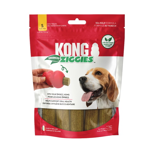 KONG Ziggies Enhanced Dental Dog Treats for Small Kongs 7oz 