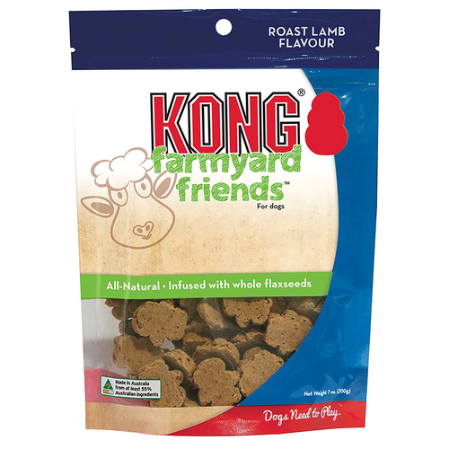KONG Farmyard Friends Roast Lamb Dog Training Treats 