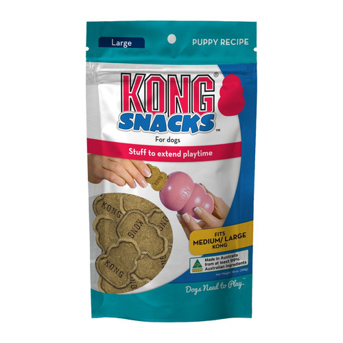 KONG Dog Stuff'n Puppy Snacks Tasty Chew Puppy Recipe Large 312g 