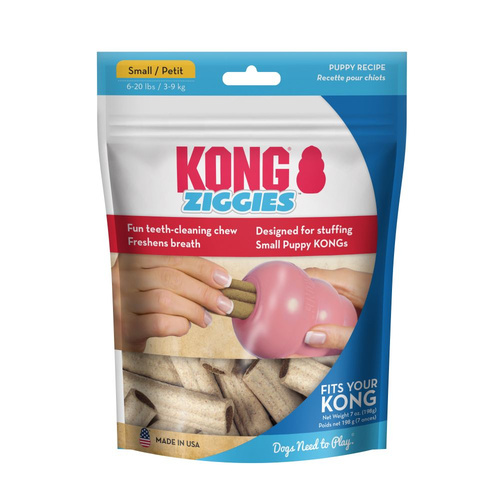 KONG Dog Stuff'n Puppy Ziggies Tasty Chew Treats Small 