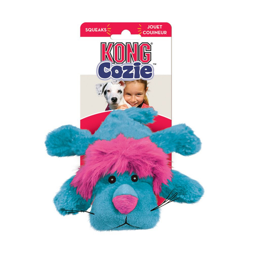 KONG Dog Cozie™ King Lion Toy Blue Medium 