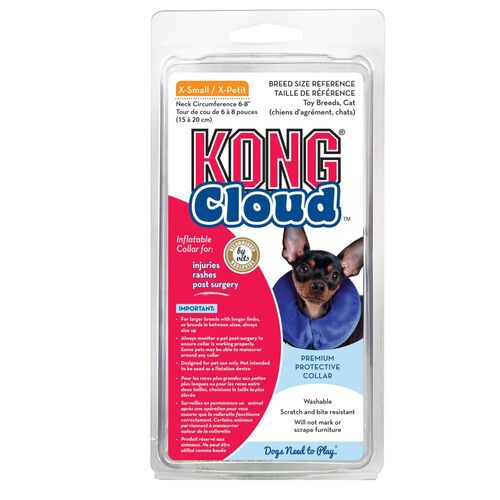 KONG Dog Cloud Collar Blue XS