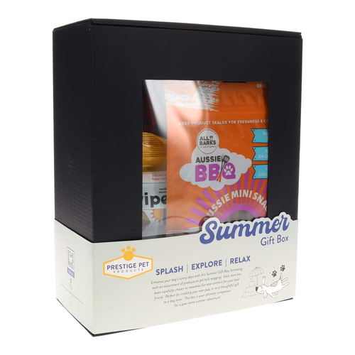 Prestige Pet Summer Dog Gift Pack incl Dog Treats & Toys Small