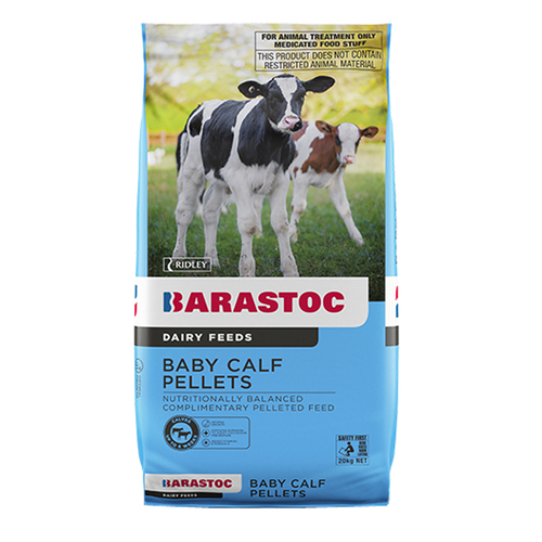 Barastoc Nutritionally Balanced Dairy Feeds Baby Calf Pellets 20kg