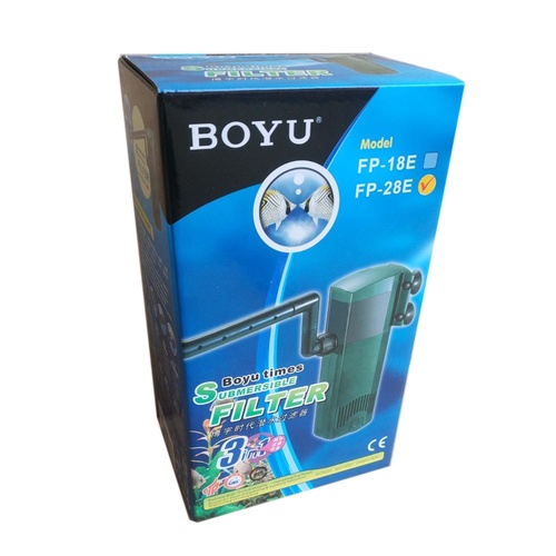 Boyu 3-in-1 Submersible Internal Filter FP-28E 950L/h for Aquariums