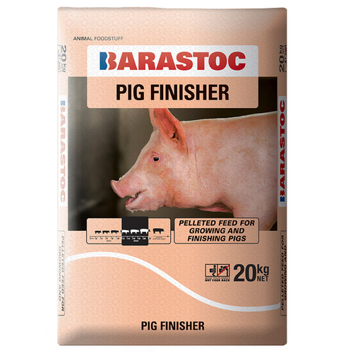 Barastoc Pig Finisher Grower Feed Pellets 20kg 