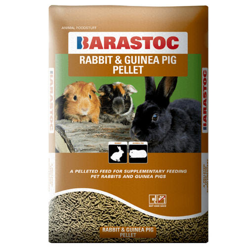 Barastoc Rabbit & Guinea Pig Pellets Feed Snacking Treat 20kg 
