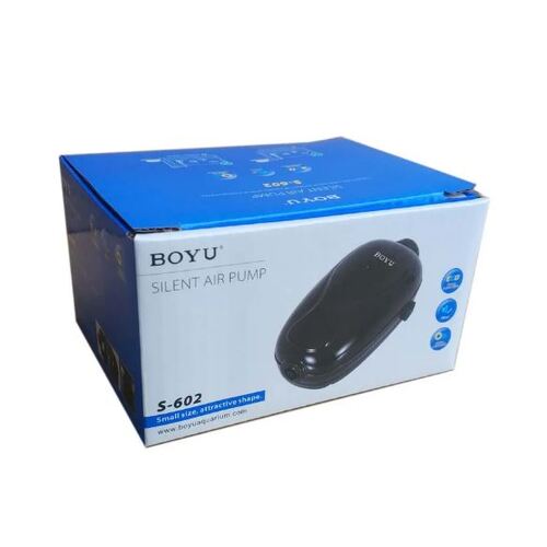 Boyu Silent Single Outlet Air Pump S-602 2.5L/min 115 x 65 x 53mm