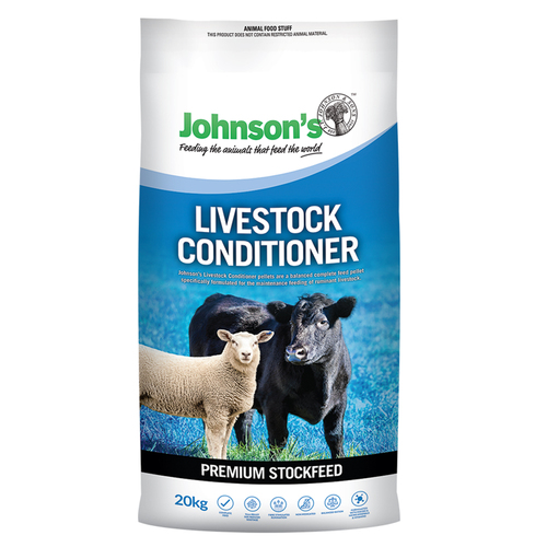 Johnsons Livestock Conditioner Balanced Pellets 20kg