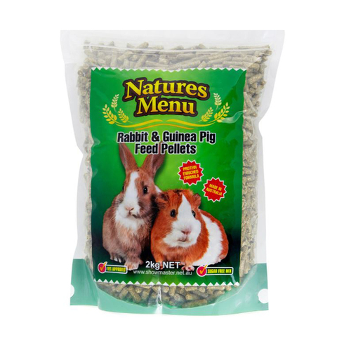 Natures Menu Rabbit & Guinea Pig Feed Pellets 2kg 
