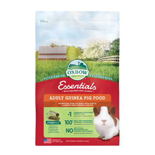 Oxbow Essentials Adult Guinea Pig Food Pellets for Small Pets 2.25kg