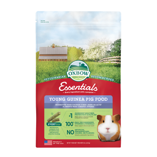 Oxbow Essentials Young Guinea Pig Food Pellets for Small Pets 2.25kg